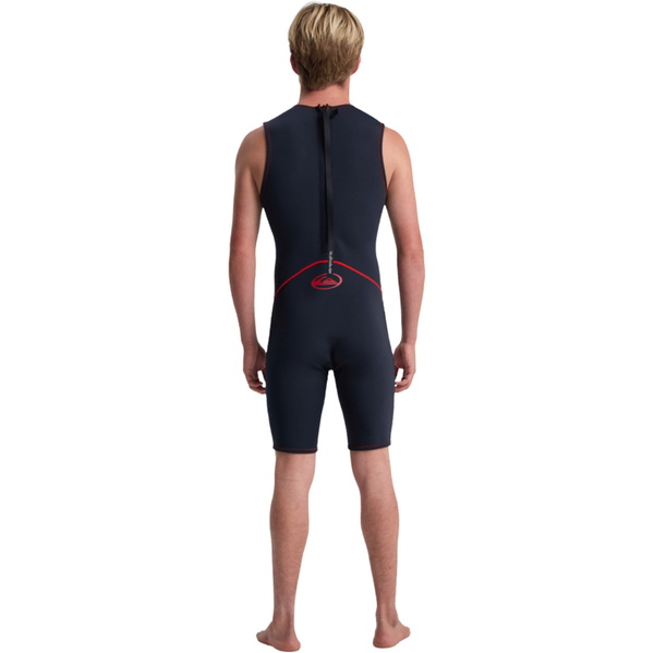 2026 Quiksilver Mens Mercury 2.5mm Short John Wetsuit 25AW261600 - Salsa